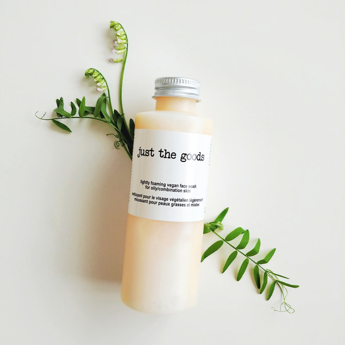 Just the Goods vegan face wash for skin justthegoods