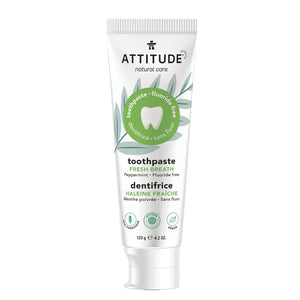 Attitude Flouride Free Adult Toothpaste - Fresh Breath