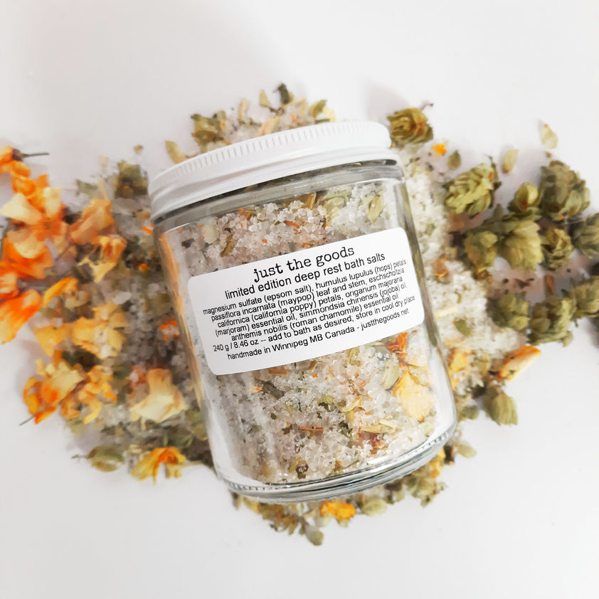 Limited Edition Just the Goods Deep Rest Bath Salts and / or Deep Rest ...