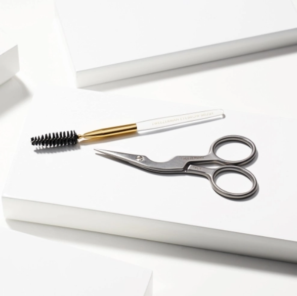 Tweezerman Brow Shaping Scissors & Brush – justthegoods