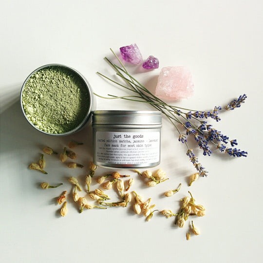 Vegan Matcha Lavender Jasmine Facial Mask