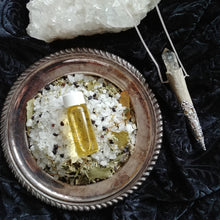 Load image into Gallery viewer, Limited Edition Ancestral Remembrance Set: Bath Salts, Ritual Perfume + Crystal and Fallen Antler Talisman