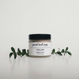 petal, leaf, root. by Just the Goods face mask for dry skin