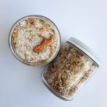 Load image into Gallery viewer, Just the Goods limited edition spring and autumn forest floor bath salts duo