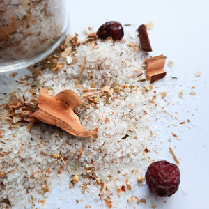 Just the Goods limited edition spring and autumn forest floor bath salts duo