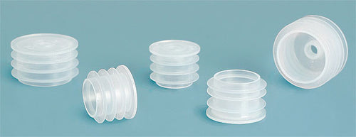 natural LDPE orifice reducer for 25 ml / 1 oz bottles - just the goods handmade vegan crueltyfree nontoxic skincare