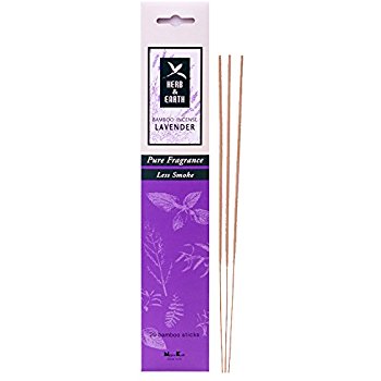 Herb & Earth Bamboo Incense - Lavender - just the goods handmade vegan crueltyfree nontoxic skincare