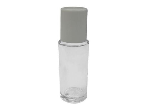 50 ml / 1.6 oz glass roll on bottle with cap - just the goods handmade vegan crueltyfree nontoxic skincare