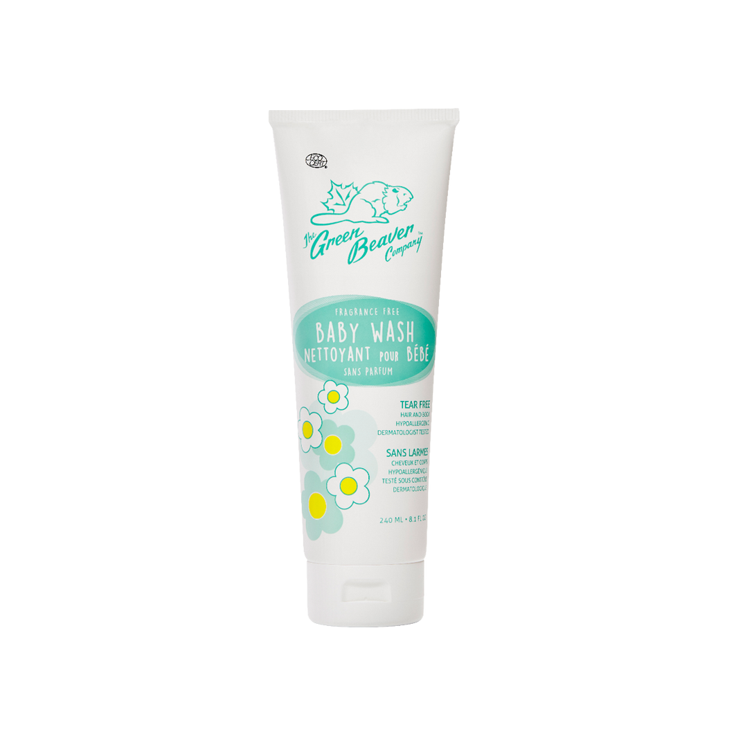 The Green Beaver Company Fragrance Free Natural Baby Wash ... a body wash adults can use, too! Why not? If it's safe enough for babies, it's definitely safe enough for adults 😊