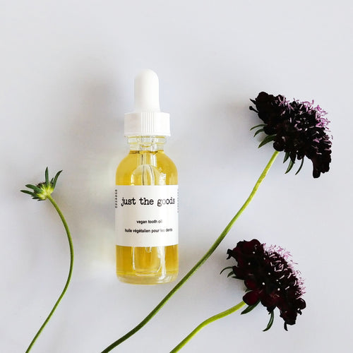 Just the Goods vegan tooth oil / tooth drops