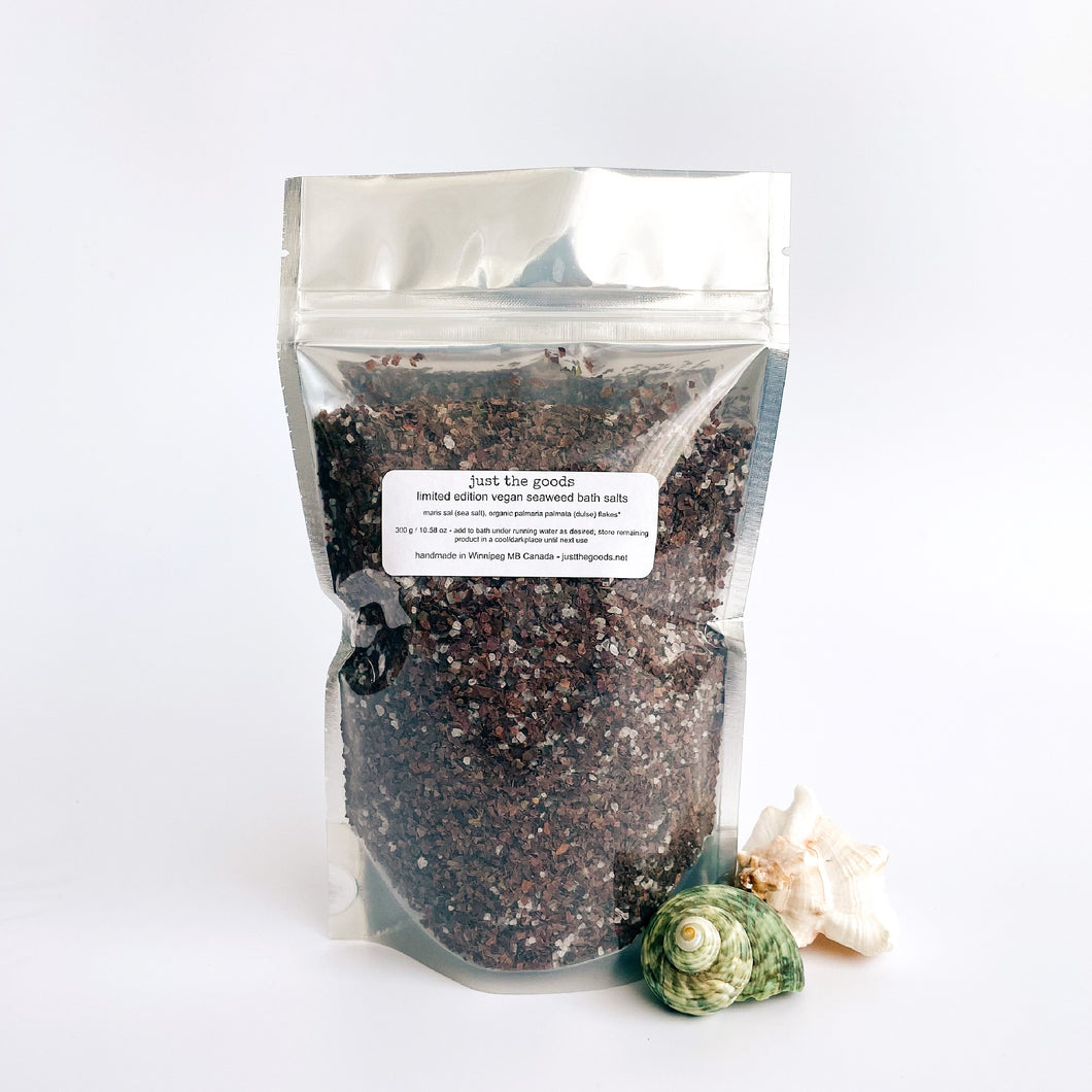 Just the Goods limited edition seaweed bath salts