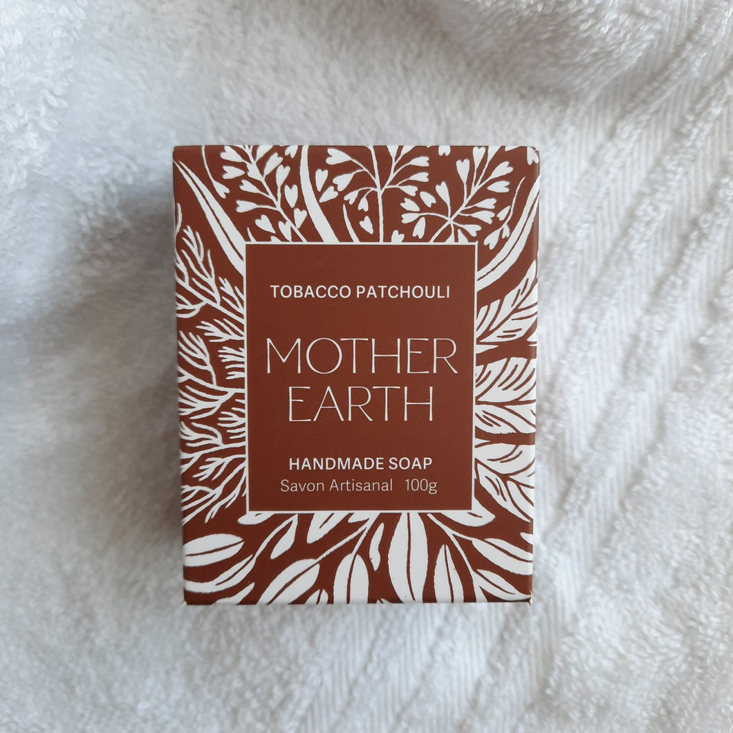 Mother Earth Essentials Patchouli and Tobacco Flower Soap