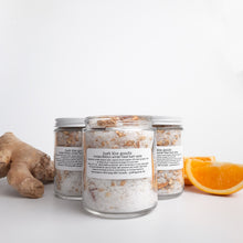 Load image into Gallery viewer, Just the Goods limited edition winter heat bath salts