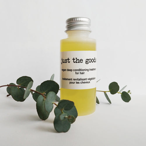Just the Goods vegan deep conditioning oil treatment for hair - pre-wash oil / hair mask