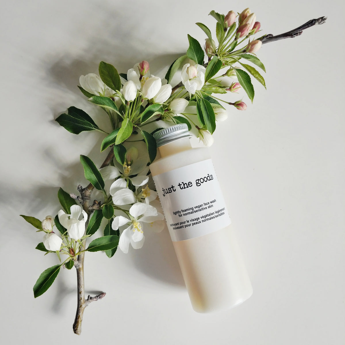 Just the Goods vegan face wash for normal/sensitive skin justthegoods