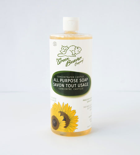 The Green Beaver Company Unscented Castile Soap  - Multipurpose Including Body Wash