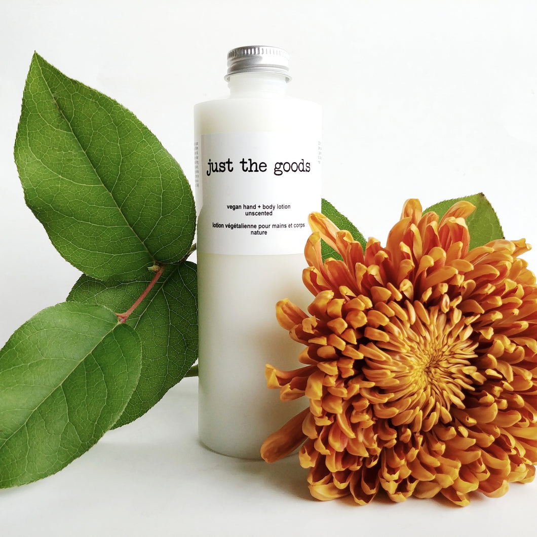 Just the Goods vegan hand and body lotion