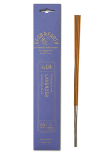 Herb & Earth Bamboo Incense - Lavender