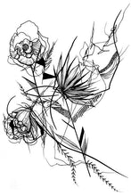 Load image into Gallery viewer, vegan tattoo collaboration with katakankabin and tattrx - postcard set and aftercare lotion - just the goods handmade vegan crueltyfree nontoxic skincare