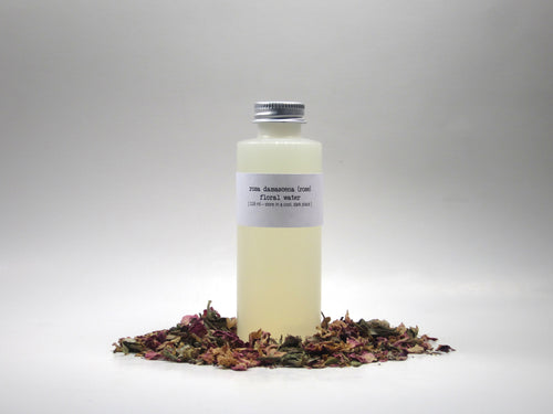 vegan rose floral water - just the goods handmade vegan crueltyfree nontoxic skincare