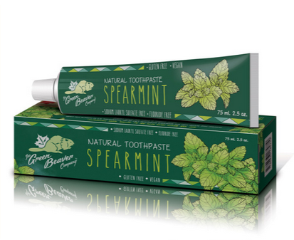 The Green Beaver Company Spearmint Toothpaste - just the goods handmade vegan crueltyfree nontoxic skincare