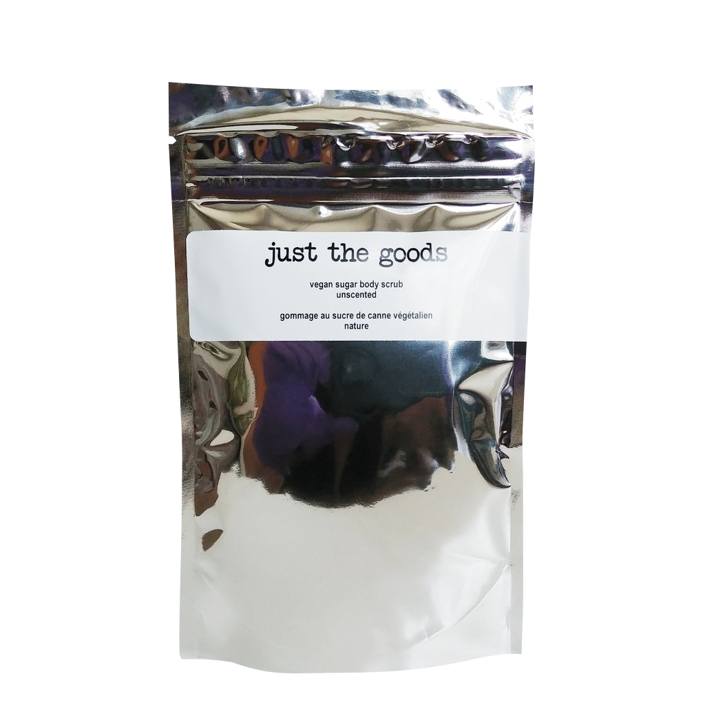 Just the Goods vegan sea salt body scrub